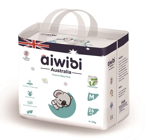 Aiwibi Baby Pants Factory Direct Суперпоглощающий тисненый нежный верхний лист