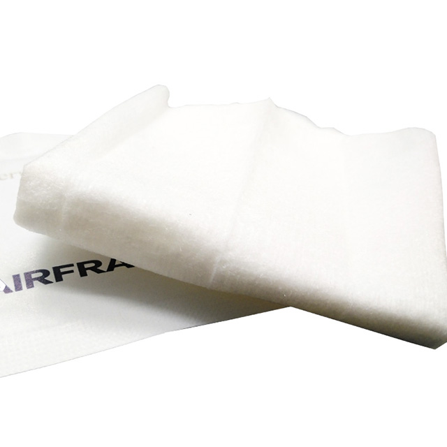 Одиночное упакованное освежающее полотенце OEM для авиакомпании France
